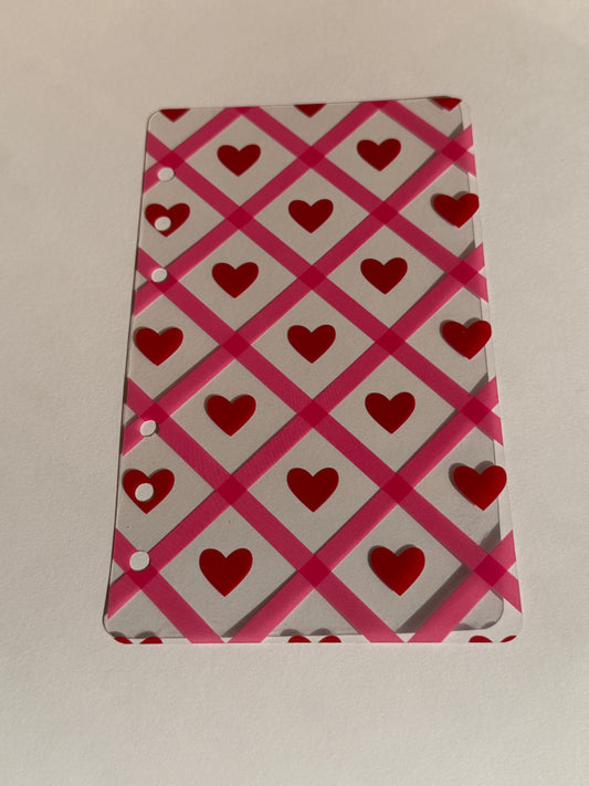 A6 Acrylic Binder Dashboards - Customizable Budget Planner Dividers