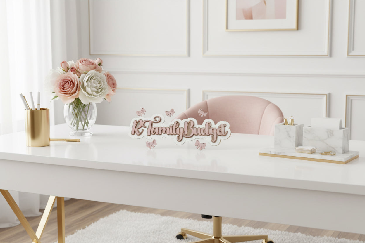 Custom Acrylic Name Sign | Personalized Layered Wall Decor for Nursery, Wedding &amp; Home