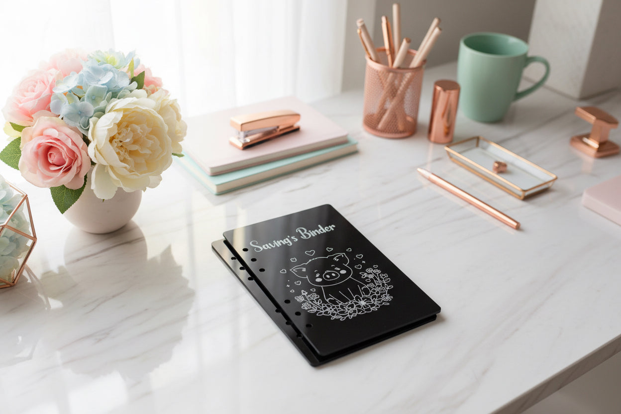 Acrylic Binder Covers - Budget Planner Accessories