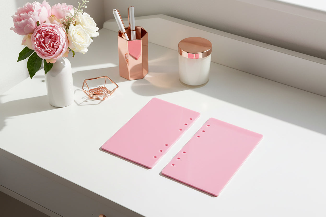 Acrylic Binder Covers - Budget Planner Accessories